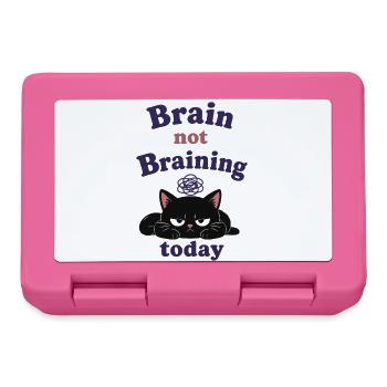 Brain Not Braining Today - Lunchbox - pink - Front