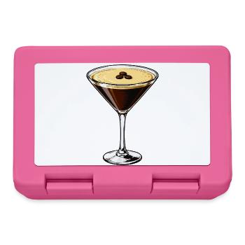 Dessin animé Espresso Martini - Boîte à goûter - rose - Devant