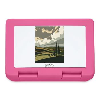 Rhön Vintage Landscape | National Park Style - Brotdose - Pink - Vorne