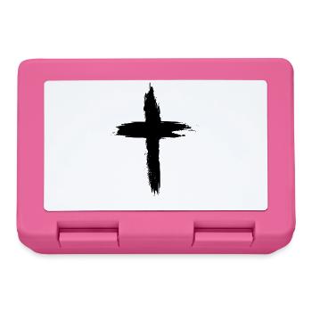 Christen Kreuz - Brotdose - Pink - Vorne