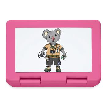 Koala Explorer Safari Abenteuer - Brotdose - Pink - Vorne