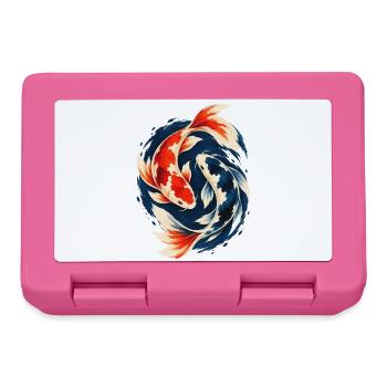Koi Karpfen Japanischer Zierfisch - Brotdose - Pink - Vorne