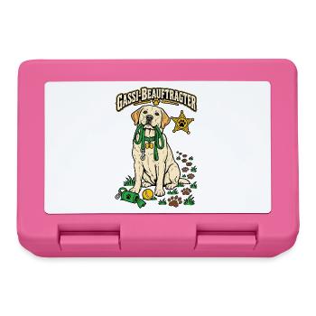 Gassi-Beauftragter - Brotdose - Pink - Vorne