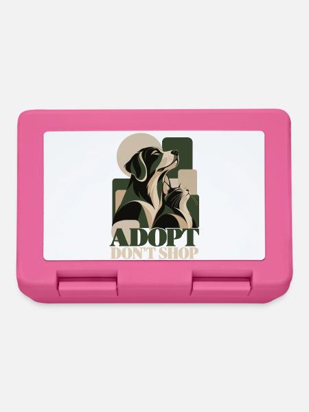 Adopt Don’t Shop Dog & Cat - Brotdose - Pink