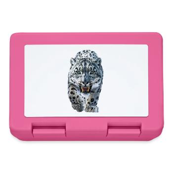 Schneeleopard - Brotdose - Pink - Vorne