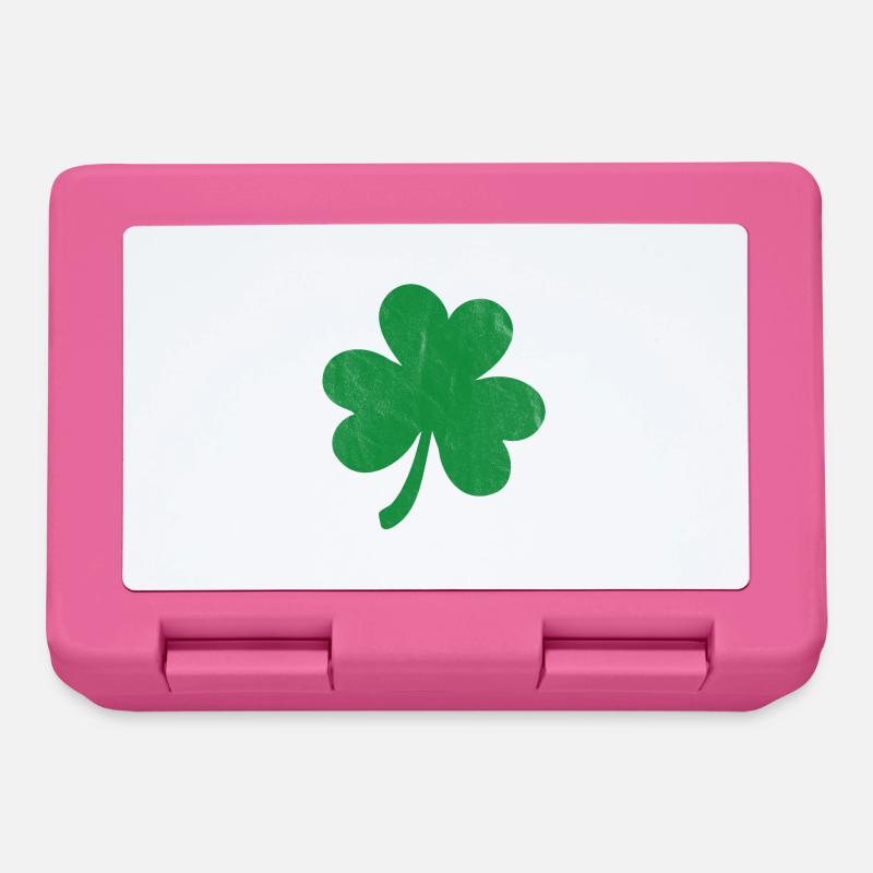 Shamrock - Saint-Patrick - Boîte à goûter - rose