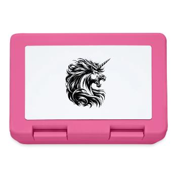 Roaring Unicorn - Lunchbox - pink - Front