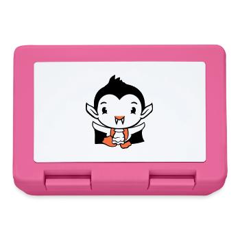 Ente Vampir Halloween Kostüm Blutsauger Monster - Brotdose - Pink - Vorne