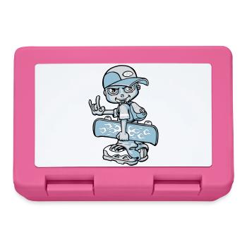 Skater boy flex - Brotdose - Pink - Vorne