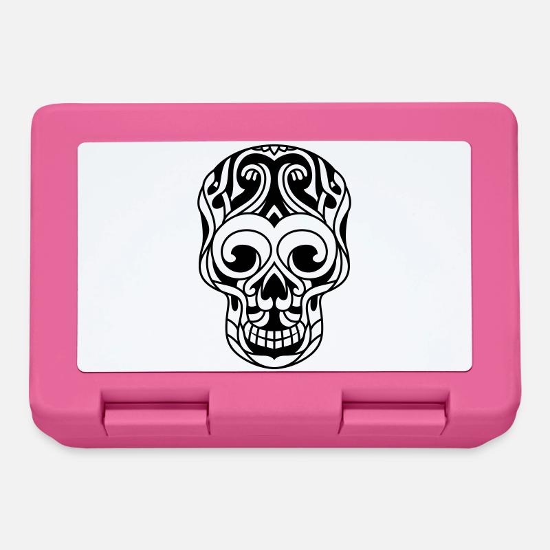 Decorated death kick tribal - Lunchbox - pink