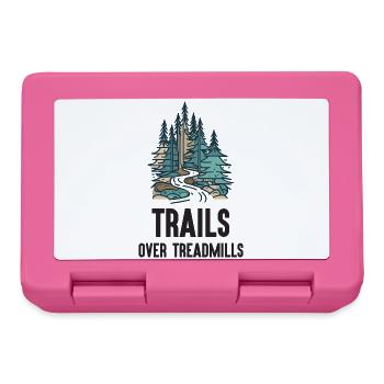 Trailrunning - Trails über Laufbänder - Brotdose - Pink - Vorne