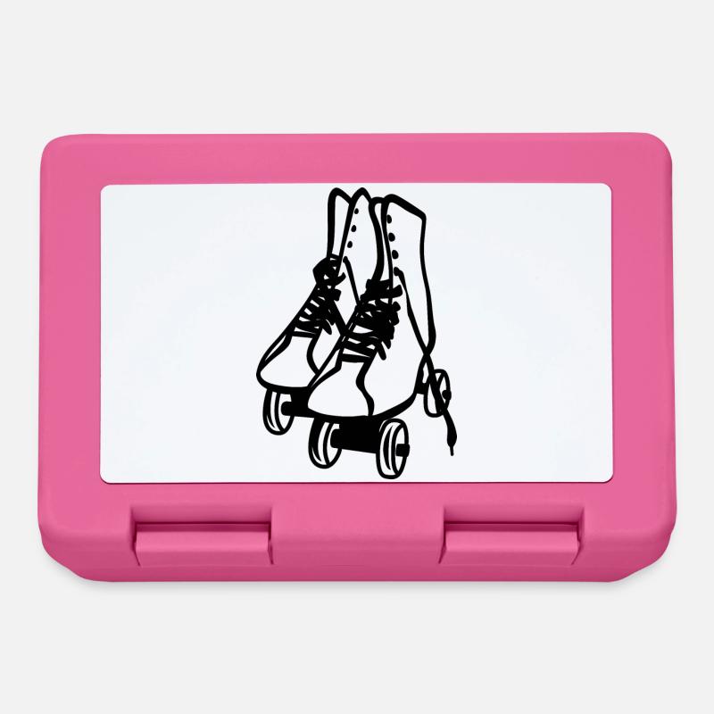 Rollschuhe Skizze - Brotdose - Pink