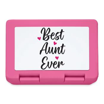 Best Aunt Ever - Lunchbox - pink - Front
