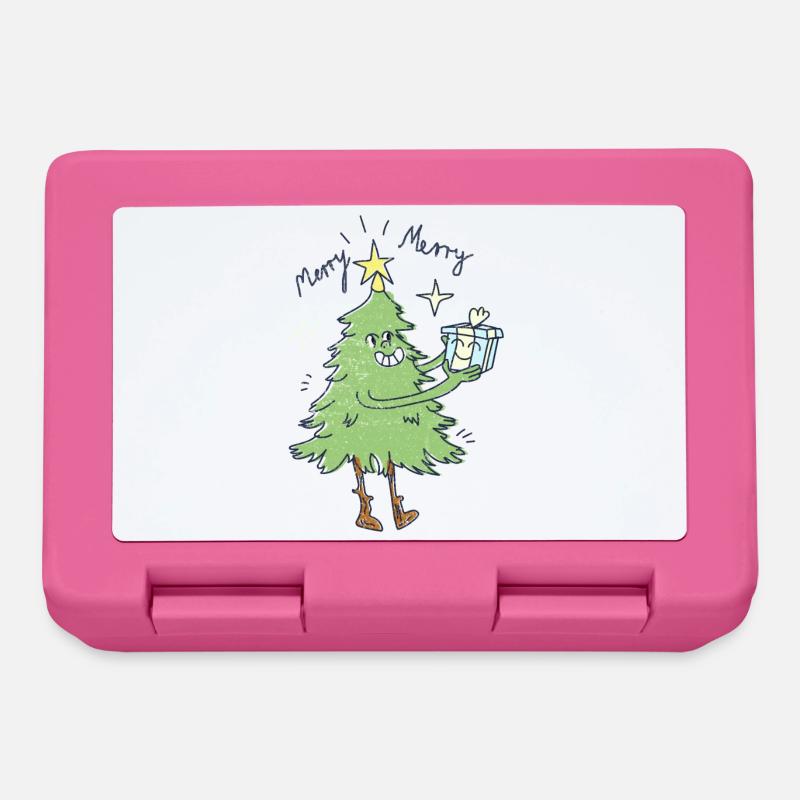 Christmas tree - Boîte à goûter - rose