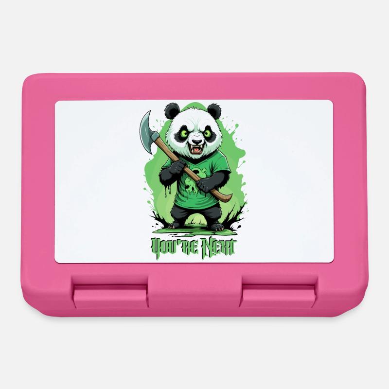 Zombie Panda - Brotdose - Pink