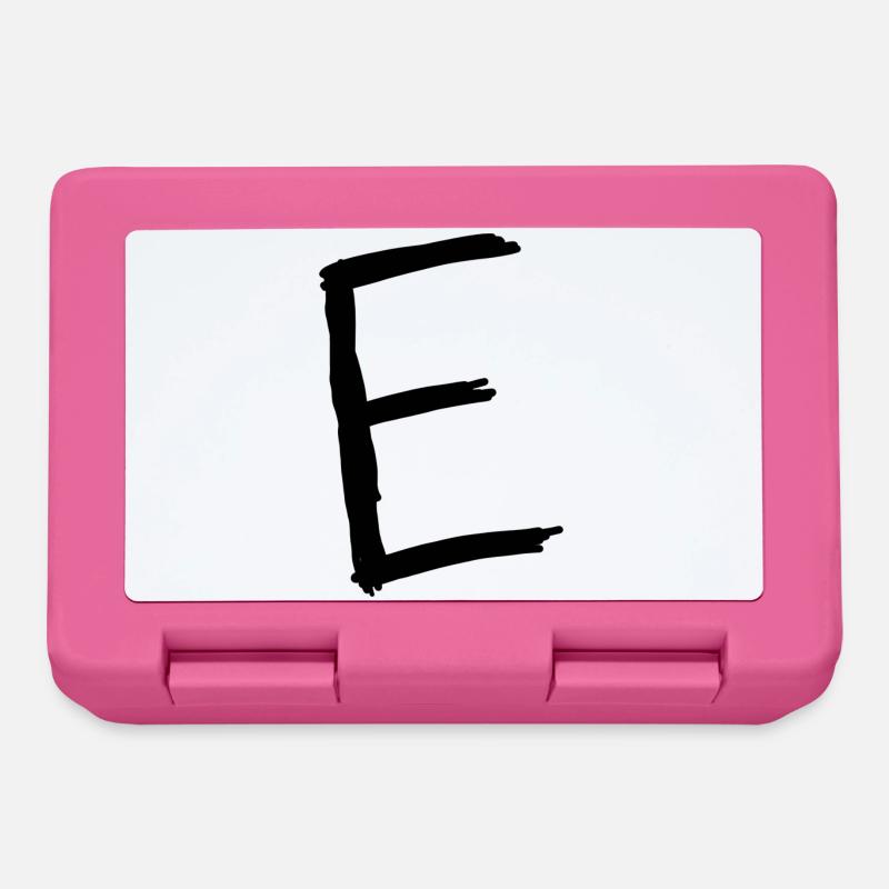 Buchstaben E - Brotdose - Pink