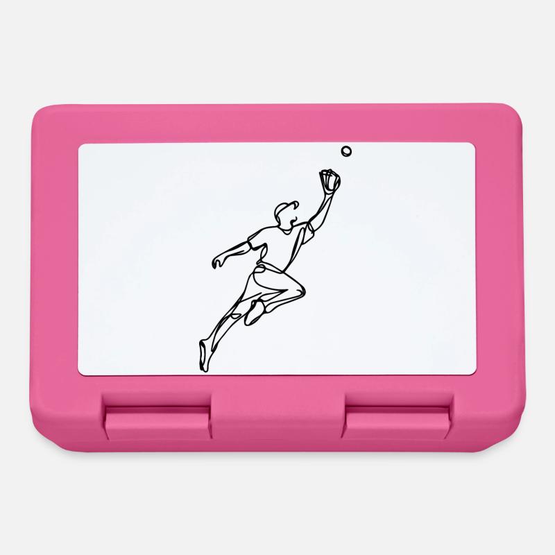 Baseballer - Brotdose - Pink