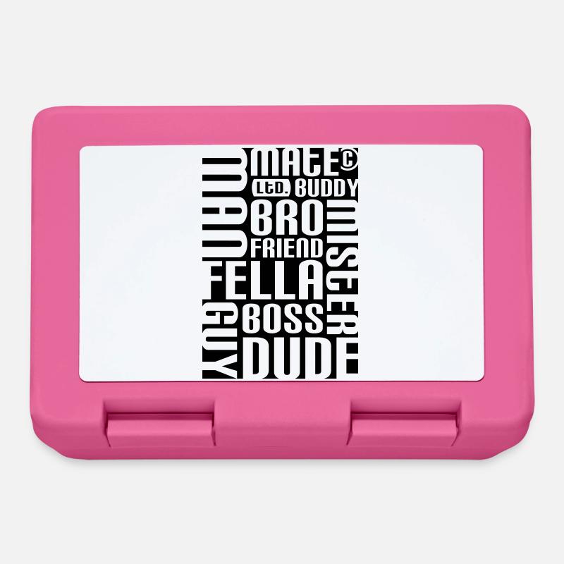 Friend, mate, dude - Brotdose - Pink