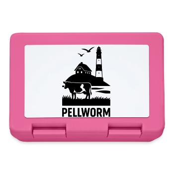 Insel Pellworm - Brotdose - Pink - Vorne