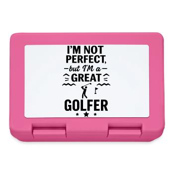 Super Golfer Sport Lustig Golf - Brotdose - Pink - Vorne