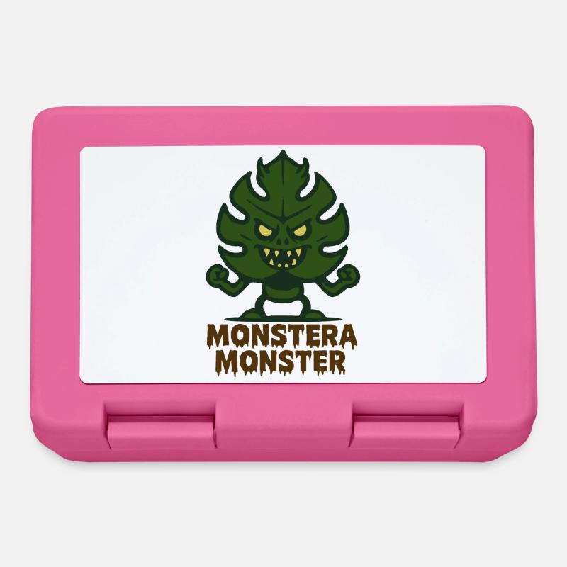 Monstera Monster - Boîte à goûter - rose