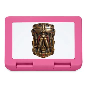 CYBORG-RÜSTUNG – Steam Punk'n'Roll - Brotdose - Pink - Vorne