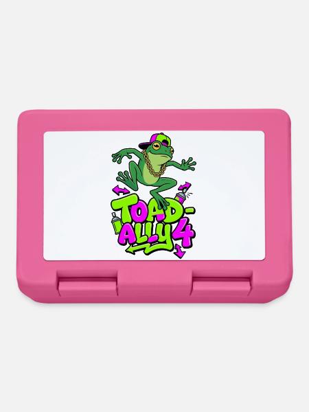 Toad-Ally 4 Coole Kröte - Brotdose - Pink