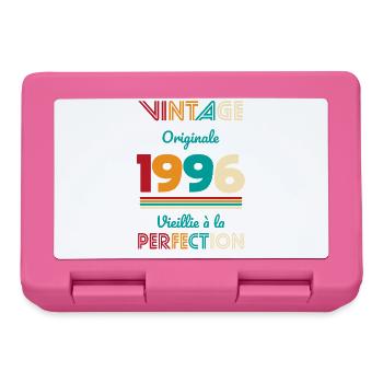 1996 – Vintage – Perfekt gereift - Brotdose - Pink - Vorne