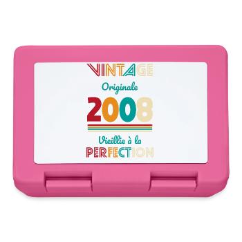 2008 – Vintage – Aged to perfection - Lunchbox - pink - Front