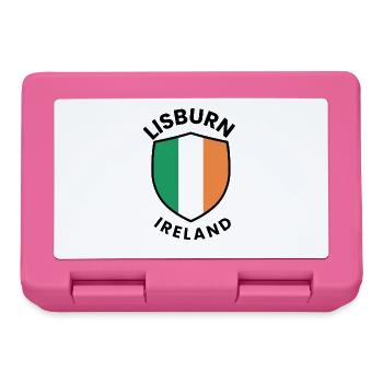Drapeau d’Irlande de Lisburn - Boîte à goûter - rose - Devant