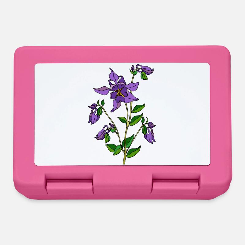 Blumen - Brotdose - Pink