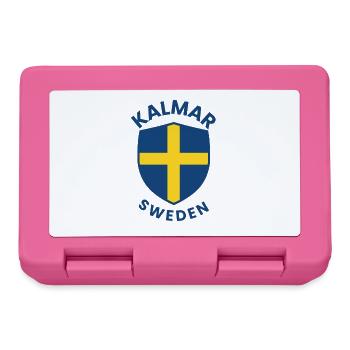 Kalmar-Schild Schweden - Brotdose - Pink - Vorne