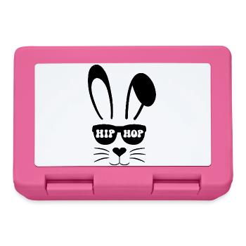 Hip Hop Bunny - Lunchbox - pink - Front