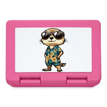 Vacances des comics de suricate - Boîte à goûter - rose - Devant