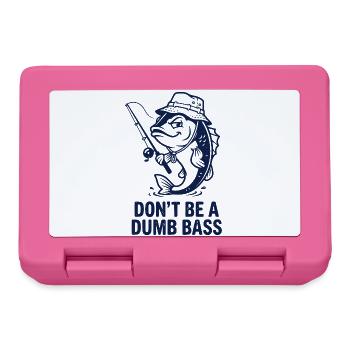 Fishing Fisherman Fish Bass - Brotdose - Pink - Vorne