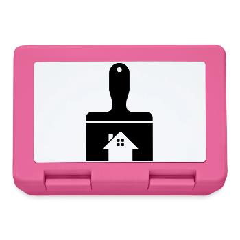 Motif de rénovation de la maison des peintres - Boîte à goûter - rose - Devant