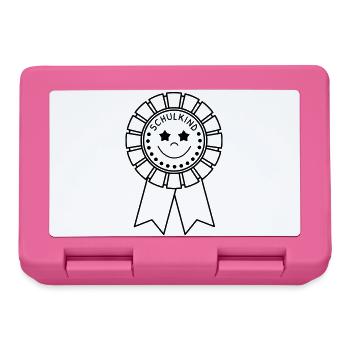 Schulkind Orden mit Sternen - Brotdose - Pink - Vorne