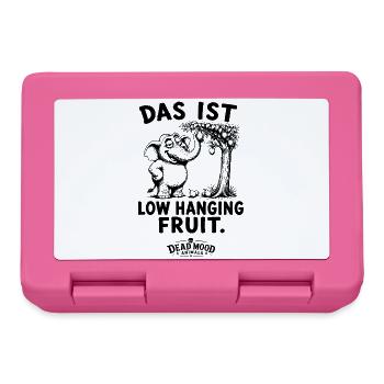Business Buzzword Humor | Sarkasmus Geschenk Büro - Brotdose - Pink - Vorne
