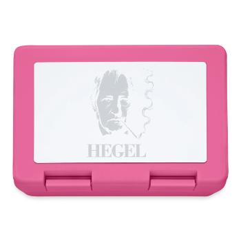 Hegel-Porträt - Brotdose - Pink - Vorne