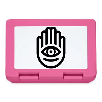 hand of Fatma Hamsa - Lunchbox - pink - Front