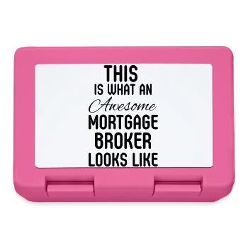 Mortgage Broker Realtor Closing Real Estate Agent  - Lunchbox - pink - Front