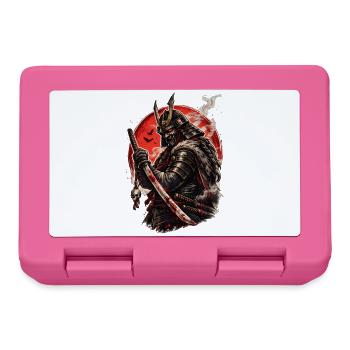 Blood Moon Samurai Warrior - Lunchbox - pink - Front