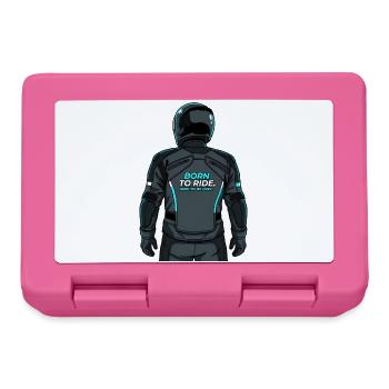 Motorcyclist - Born To Ride - Lunchbox - pink - Front