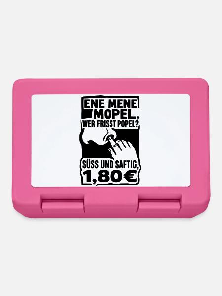 Popel Ene Mene Mopel - Brotdose - Pink