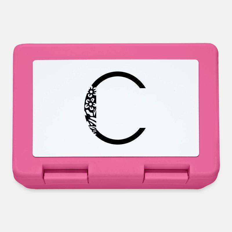 Buchstabe C - Brotdose - Pink