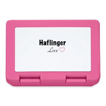 Haflinger Love - Brotdose - Pink - Vorne