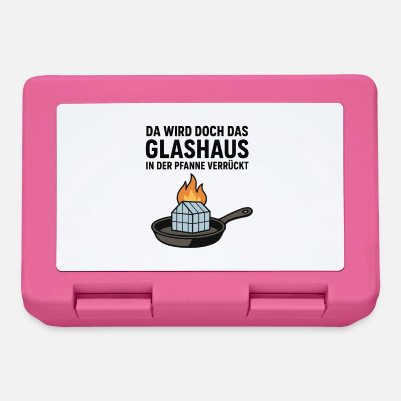 Da_wird_doch_das_Glashaus_in_der_Pfanne_verrückt - Boîte à goûter - rose