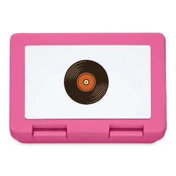 Retro Turntable Design - Lunchbox - pink - Front