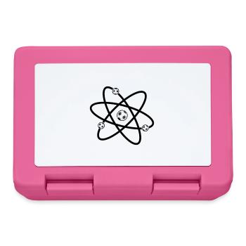 Fußball Atom Energie Freizeit Sport Spiel Geschenk - Brotdose - Pink - Vorne