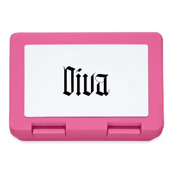 Diva / gothik stil  - Brotdose - Pink - Vorne